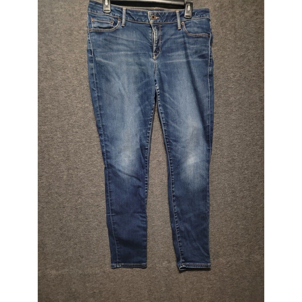 Lucky Brand 10/30 denim jean premium Italian stretch pockets lolita skinny mid